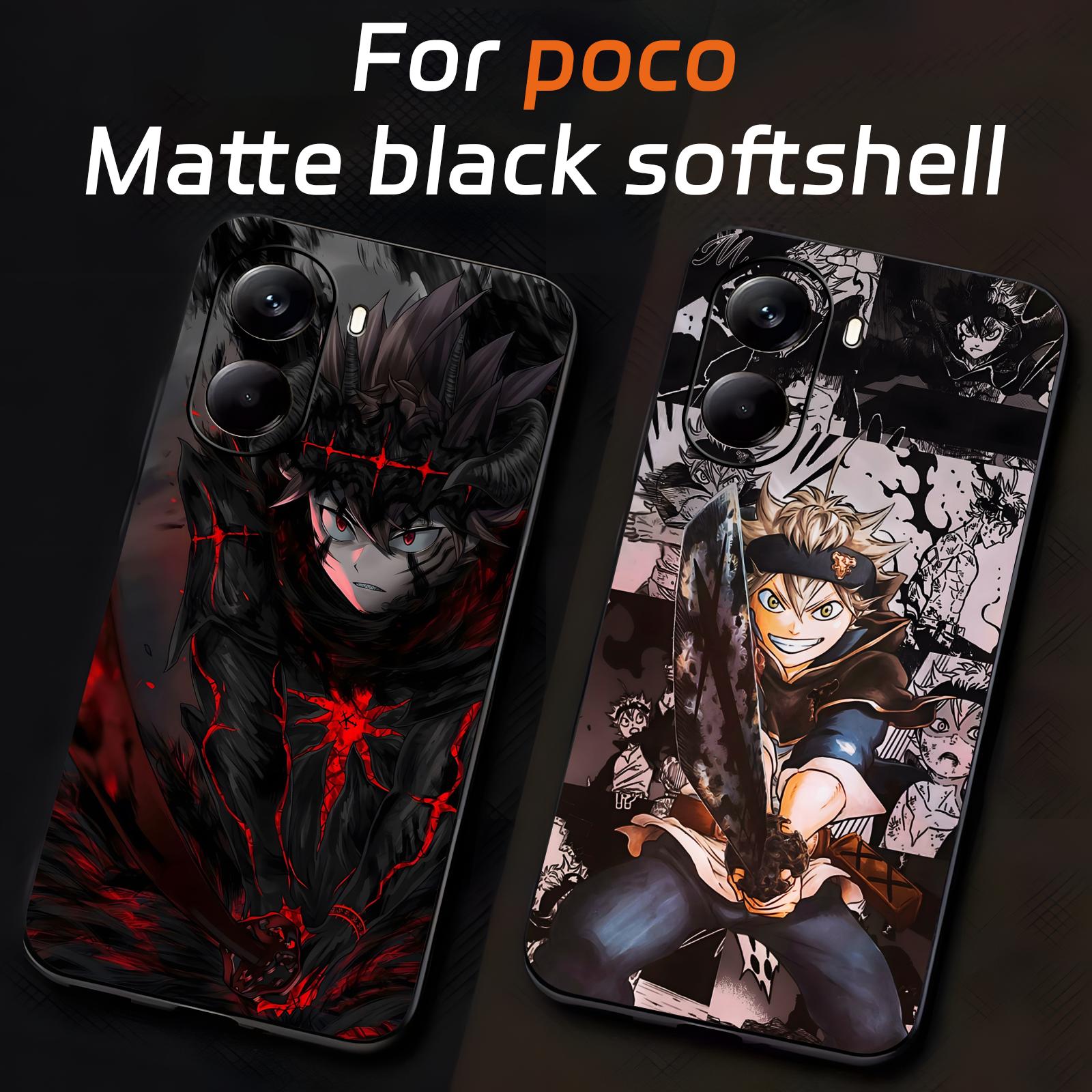Xiaomi Poco X6 - เคสโทรศัพท์ลายอนิเมะ Black Clover สำหรับ Xiaomi POCO