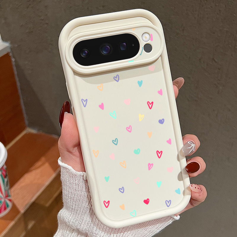 เคสโทรศัพท์แบบนิ่มลายหัวใจสีสั - Google Pixel 8A บทวิจารณ์และราคา