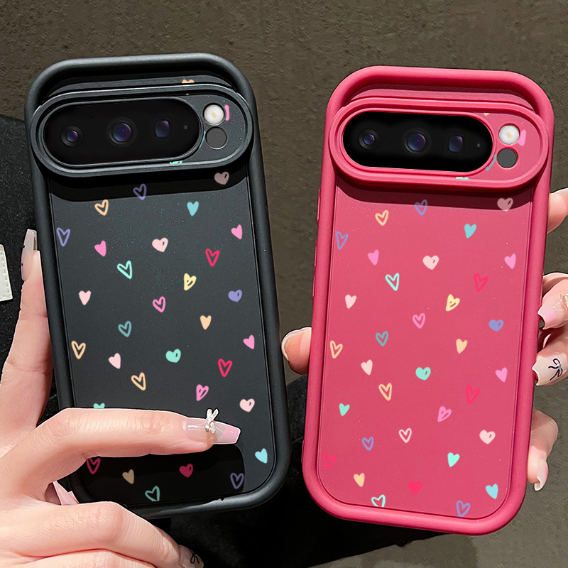 เคสโทรศัพท์แบบนิ่มลายหัวใจสีสั - Google Pixel 8A บทวิจารณ์และราคา