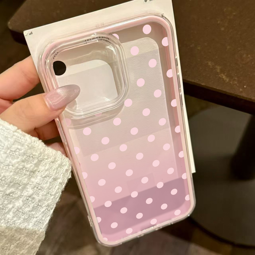 เคสใสแบบ 2in1 ลายจุดแดง สำหรับ - Apple Iphone 15 Pro Max บทวิจารณ์และราคา